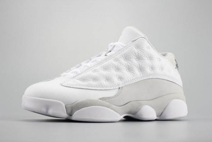 Air Jordan 13 Low“Pure Money” white mens 310810-100