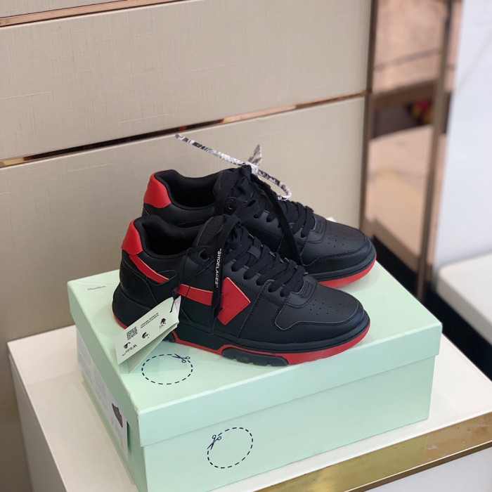 OFF WHITE™ C/O VIRGIL ABLOH OUT OF OFFICE LOW-TOP LEATHER SNEAKERS "OOO"