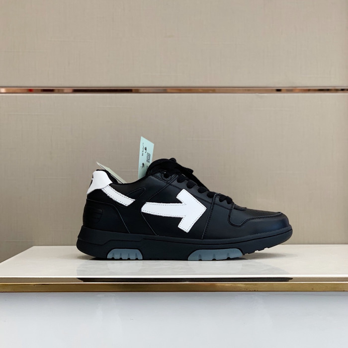 OFF WHITE™ C/O VIRGIL ABLOH OUT OF OFFICE LOW-TOP LEATHER SNEAKERS "OOO"