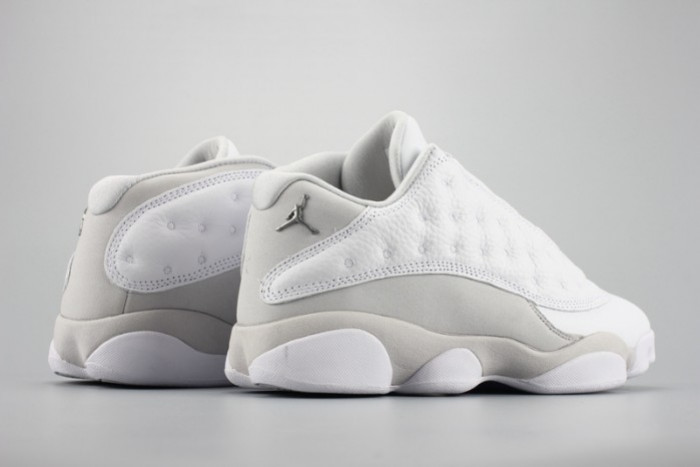 Air Jordan 13 Low“Pure Money” white mens 310810-100