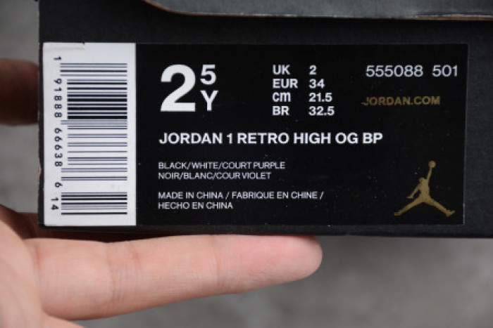 KIDS AIR JORDAN 1 RETRO HIGH OG 