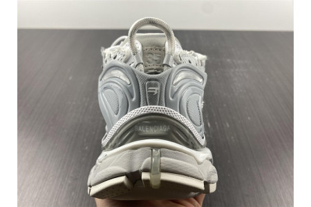 BALCIA Track Runner White Grey Silver