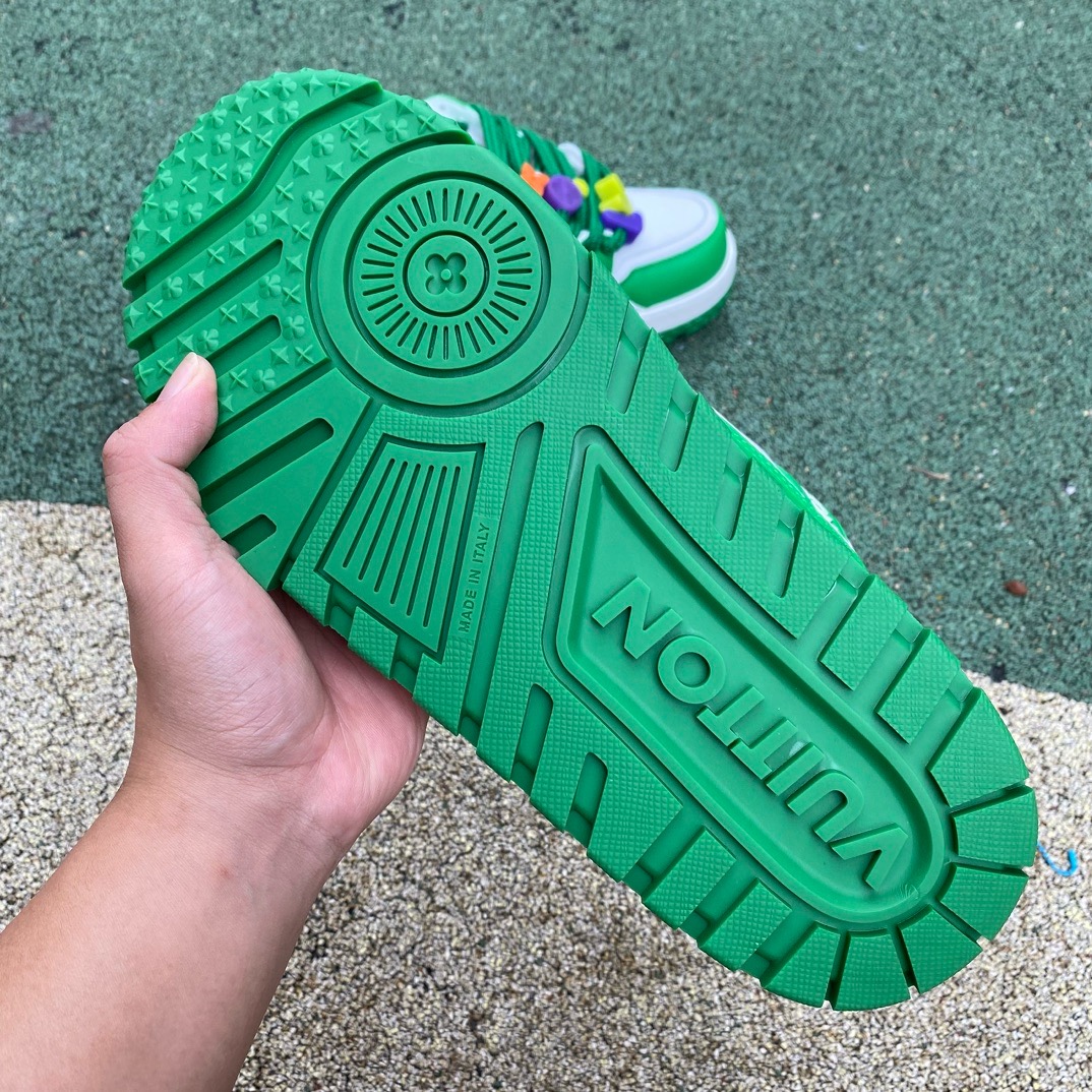 LV TRAINER MAXI White-green